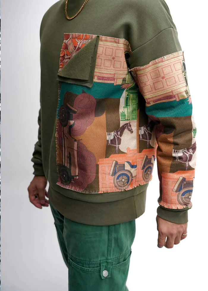 1899 Patchwork Sweatshirt